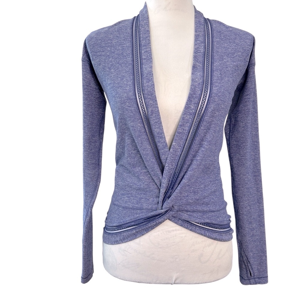 Ivivva Lululemon Girl’s‎ Dance On The Move Shrug Top Purple Size 12
